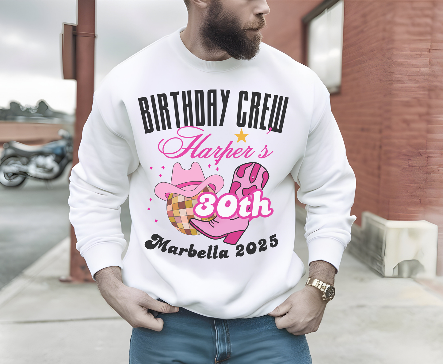 30th Western-Themed Birthday Shirt Cowgirl Sweatshirt 30th Cowboy Birthday Party Tee Shirts for Country Birthday Babe Tank top for Men Women