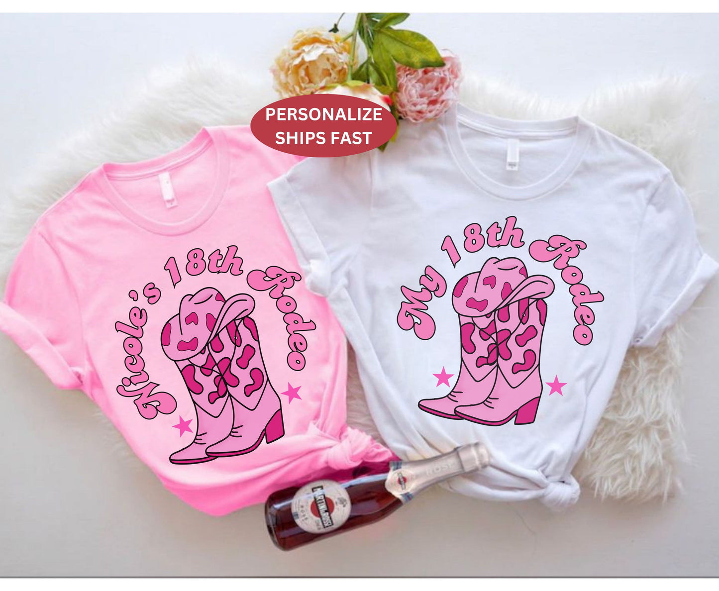 Hen Do Western Junggesellinnenabschied Shirt - Last Rodeo Cowgirl Brautpullover