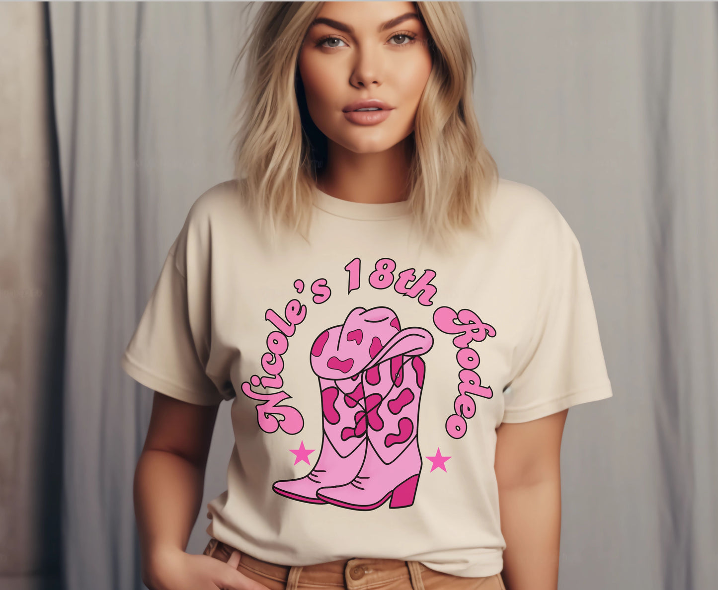 Hen Do Western Junggesellinnenabschied Shirt - Last Rodeo Cowgirl Brautpullover