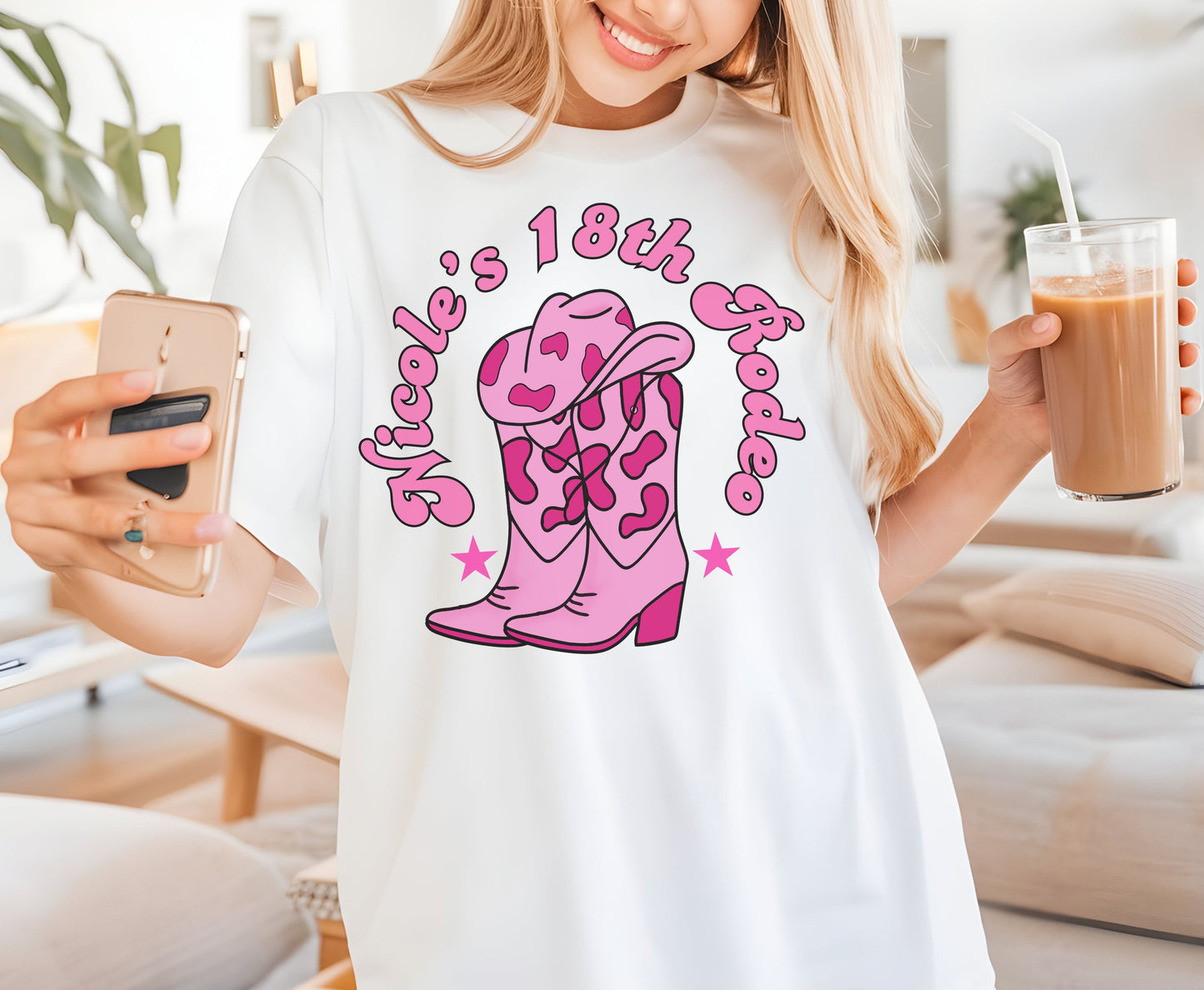 Hen Do Western Junggesellinnenabschied Shirt - Last Rodeo Cowgirl Brautpullover