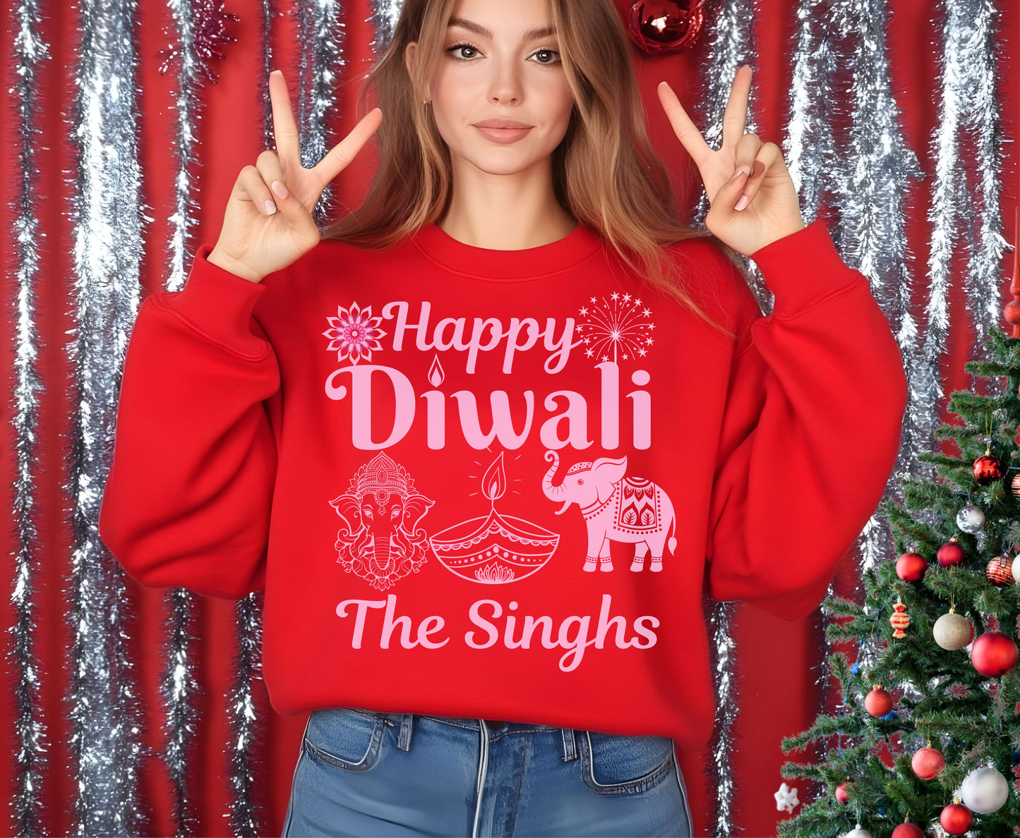 My First Diwali Bodysuit Family Matching Tee Sweatshirt options, Personalized Diwali Family Outfit