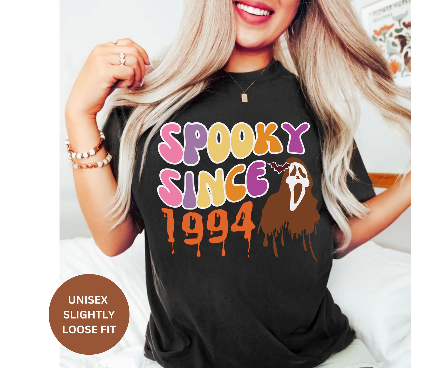 Spooky Since 1994 Halloween T-Shirt | Gothic Horror 30th Birthday Gift | Tee & Sweatshirt for Him/Her