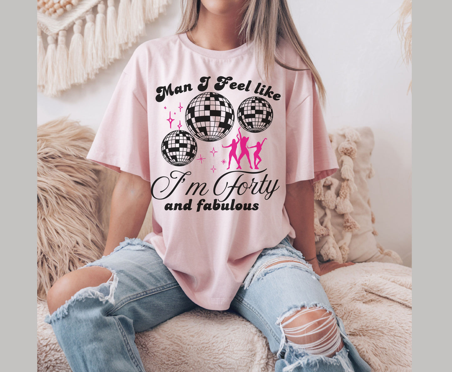 Custom 40th Disco ball shirt Birthday Party Unisex Shirts