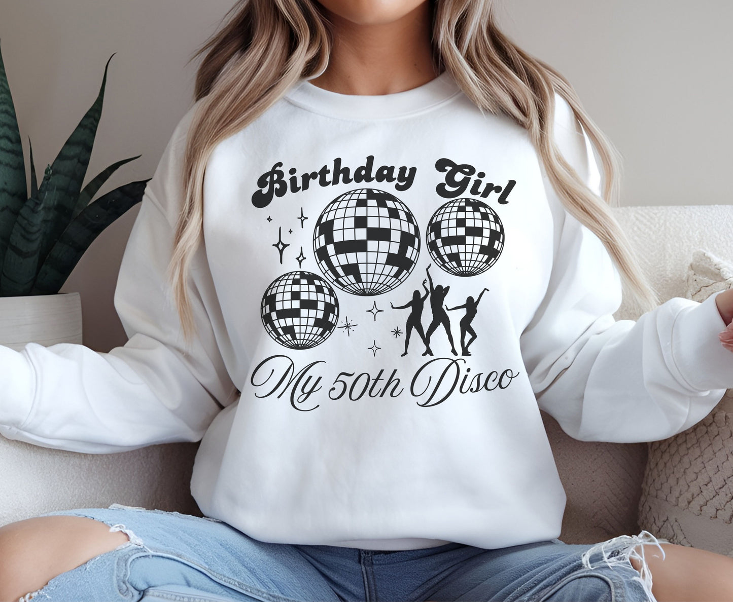 Custom 50th Disco ball shirt Birthday Party Unisex Shirts