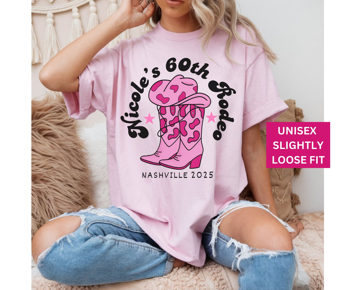 Hen Do Western Junggesellinnenabschied Shirt - Last Rodeo Cowgirl Brautpullover