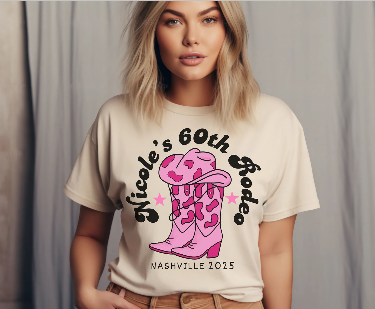 Hen Do Western Junggesellinnenabschied Shirt - Last Rodeo Cowgirl Brautpullover