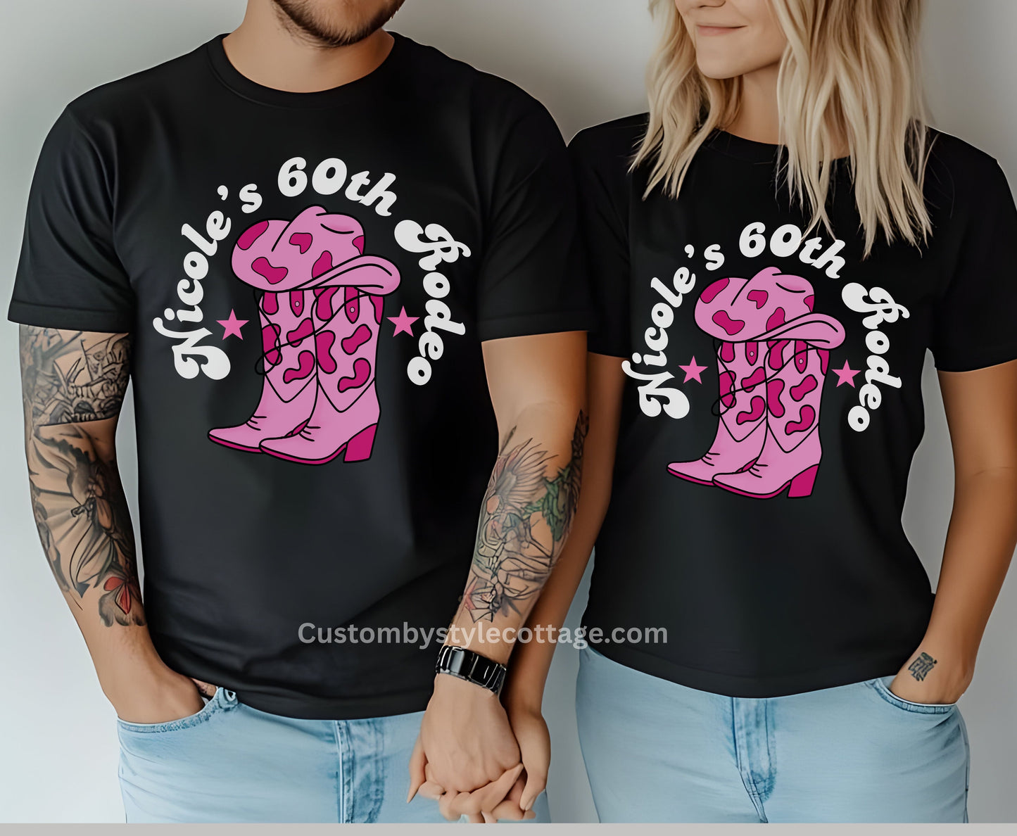 Hen Do Western Junggesellinnenabschied Shirt - Last Rodeo Cowgirl Brautpullover