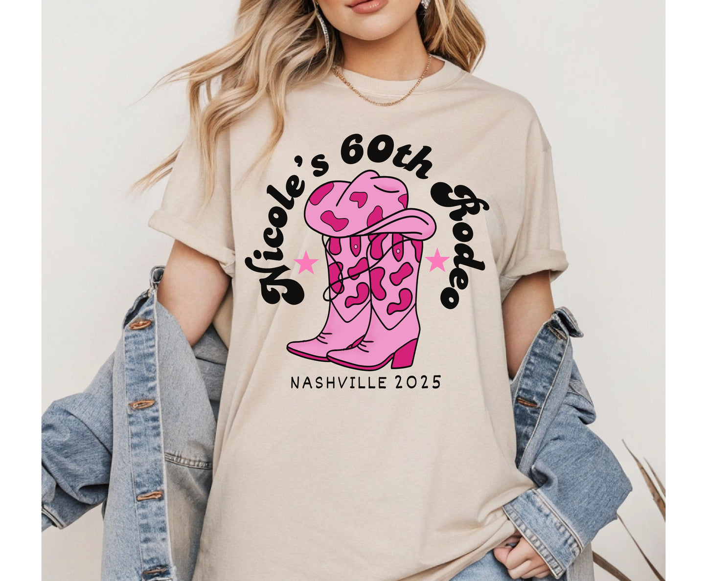 Hen Do Western Junggesellinnenabschied Shirt - Last Rodeo Cowgirl Brautpullover