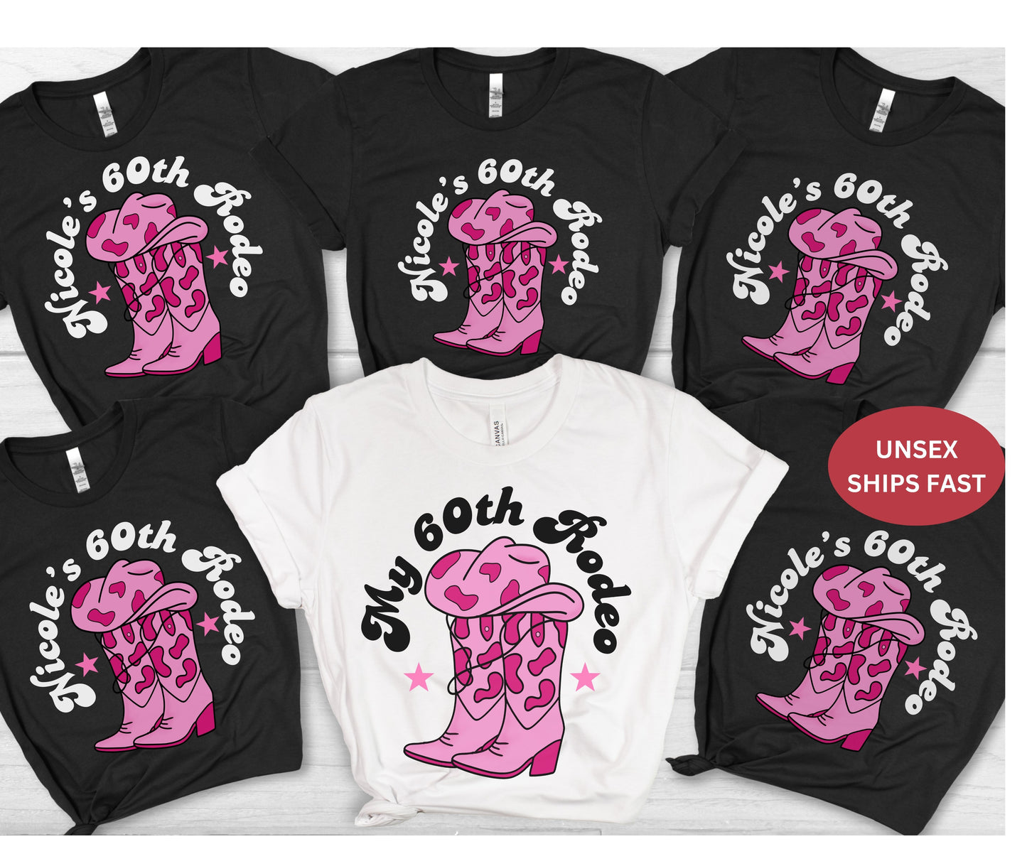 Hen Do Western Junggesellinnenabschied Shirt - Last Rodeo Cowgirl Brautpullover