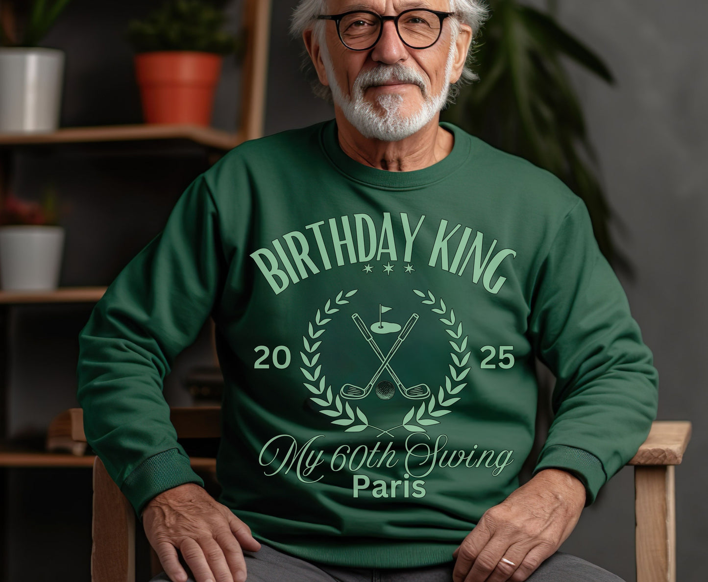 60th Birthday Golf Shirt Unisex Golfing 60th Birthday Party Tee for men women