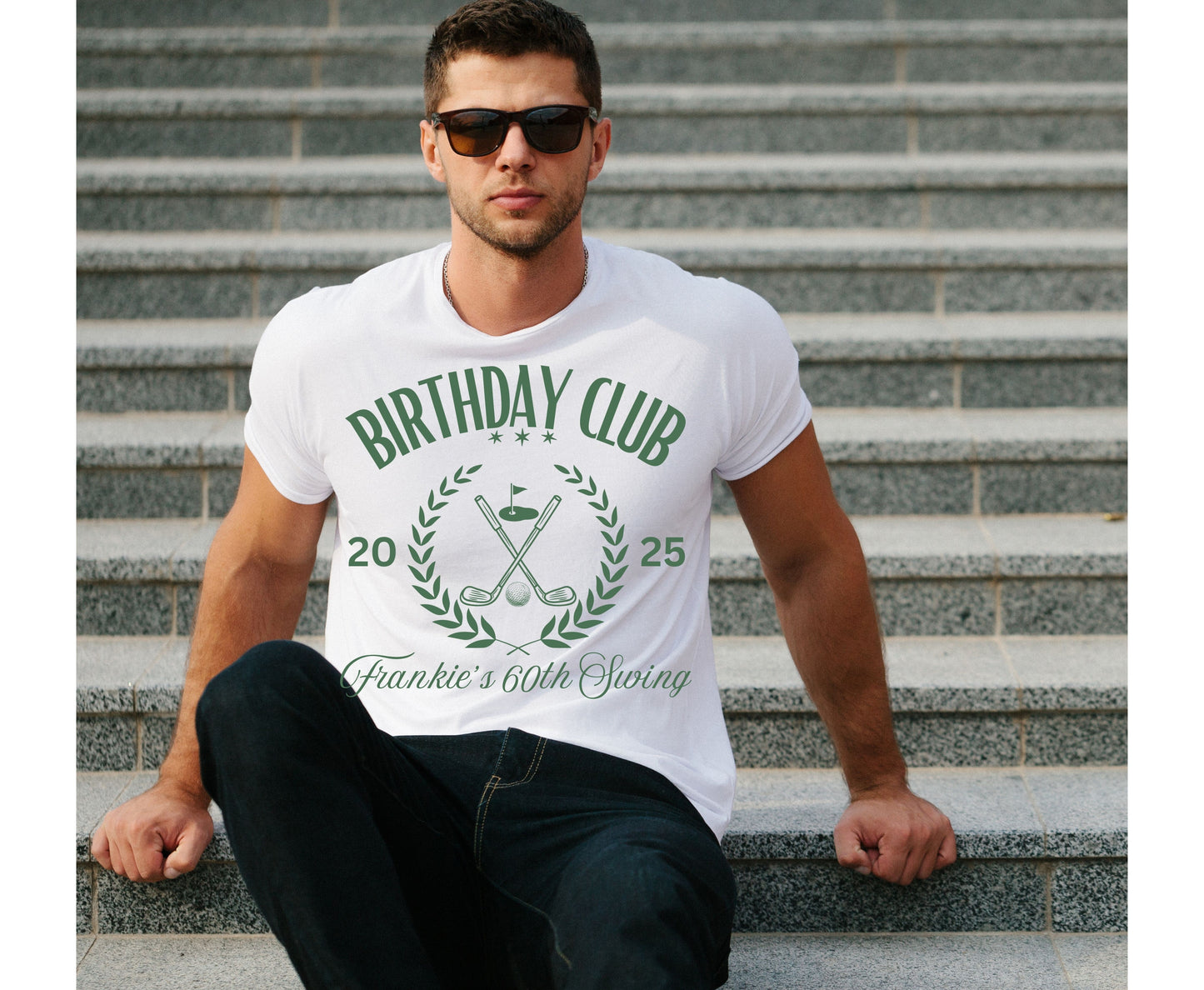 60th Birthday Golf Shirt Unisex Golfing 60th Birthday Party Tee for men women