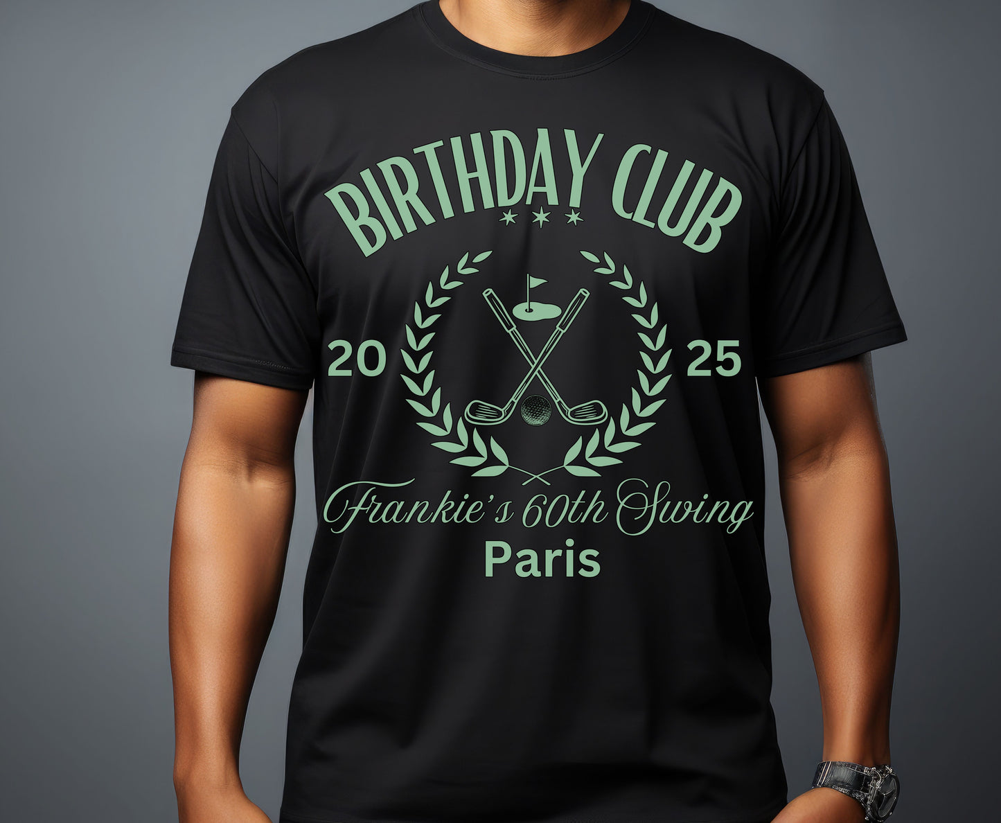 60th Birthday Golf Shirt Unisex Golfing 60th Birthday Party Tee for men women