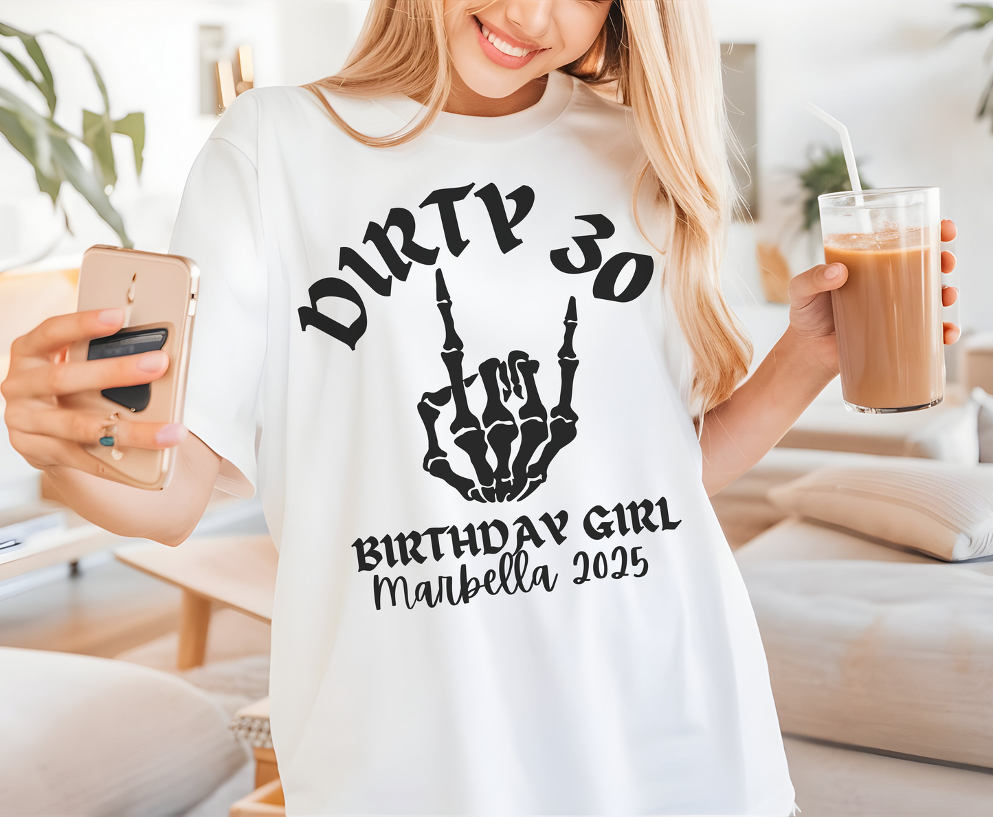 30th Rock Themed Birthday Shirt - Dirty Thirty Gothic Sweatshirt Tshirt