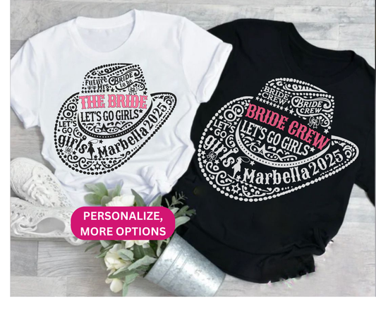 Hen Do Western Junggesellinnenabschied Shirt - Last Rodeo Cowgirl Brautpullover