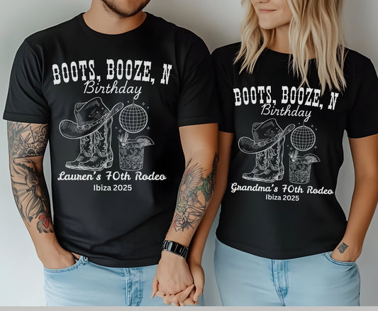 Hen Do Western Junggesellinnenabschied Shirt - Last Rodeo Cowgirl Brautpullover