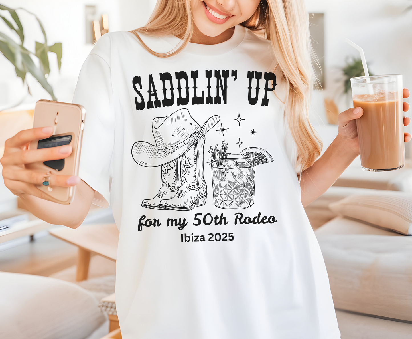Hen Do Western Junggesellinnenabschied Shirt - Last Rodeo Cowgirl Brautpullover