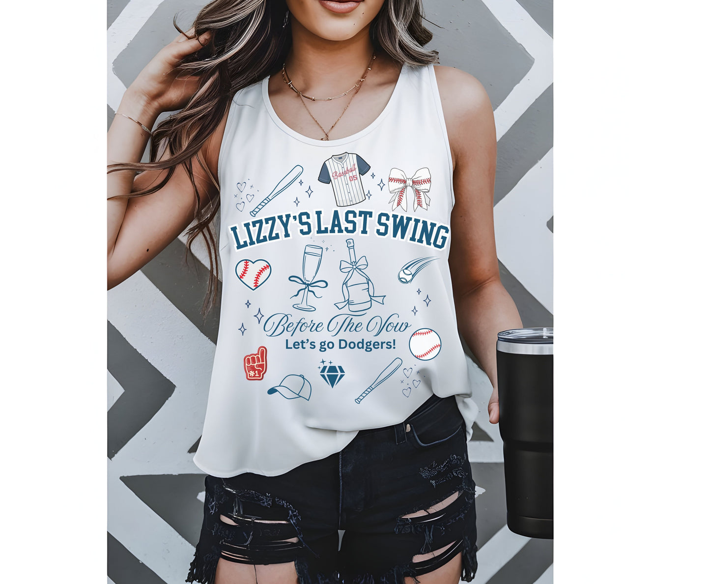 Custom Last Swing game day baseball themed Unisex Bachelorette Sweatshirt Tshirt
