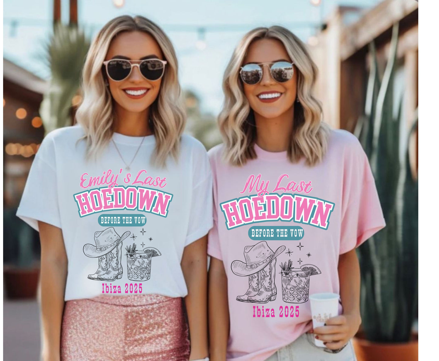 Custom Last Hoedown before the Vow Unisex Tshirt for Men and Women