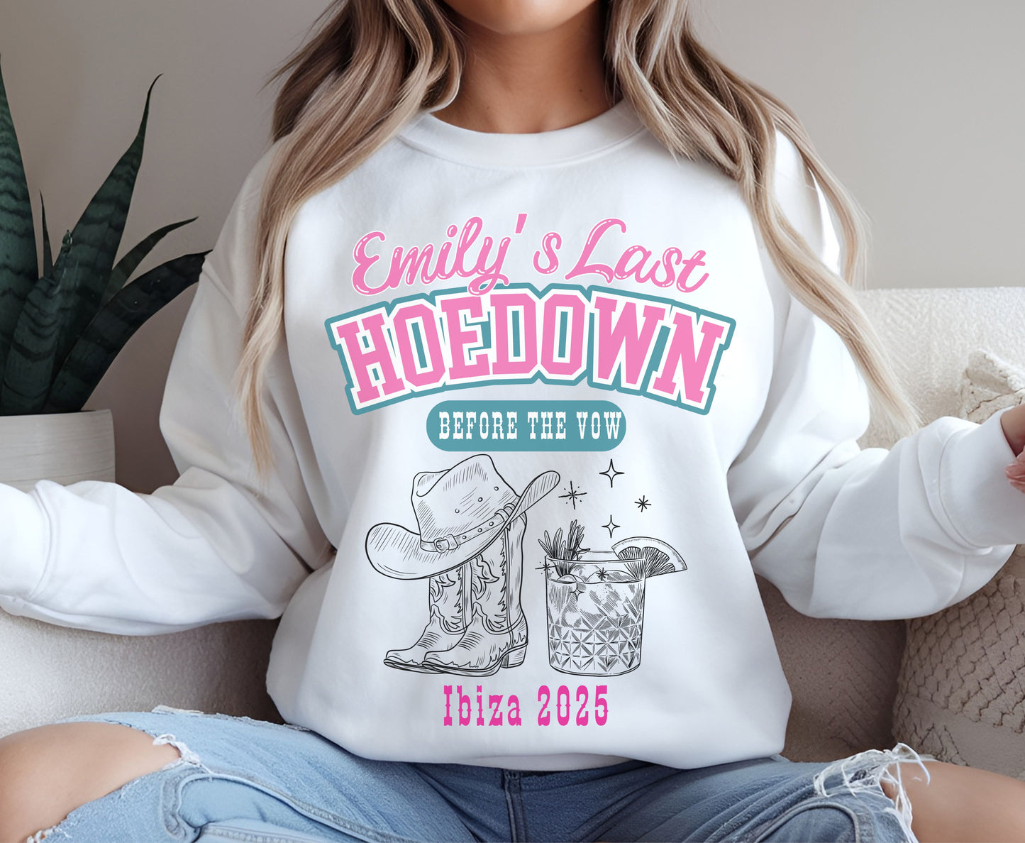 Custom Last Hoedown before the Vow Unisex Tshirt for Men and Women