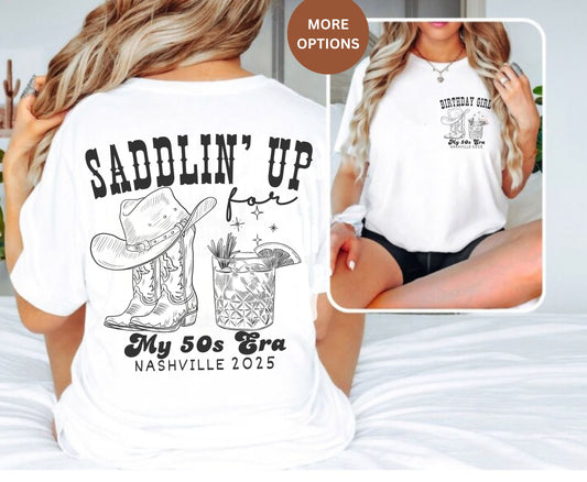 Hen Do Western Junggesellinnenabschied Shirt - Last Rodeo Cowgirl Brautpullover