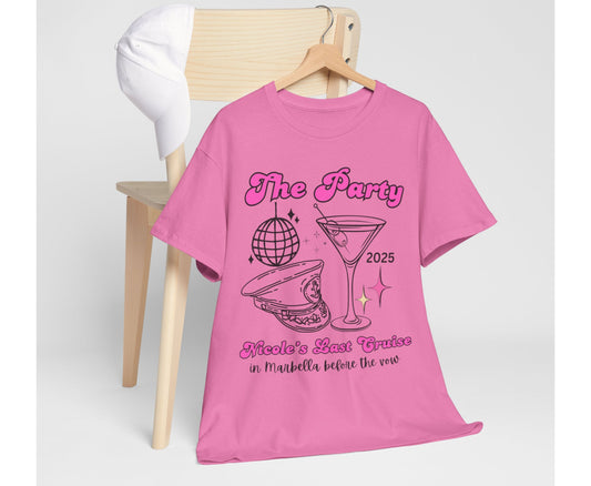 Custom LAST CRUISE Bachelorette Tees Sweatshirt, Sailor Bride Ship Cruise Hen Party T Shirt