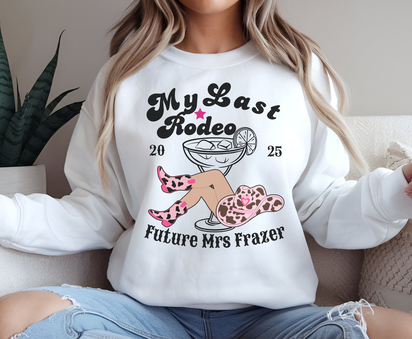 Custom Last Rodeo Bachelorette Unisex Sweatshirt Tshirt