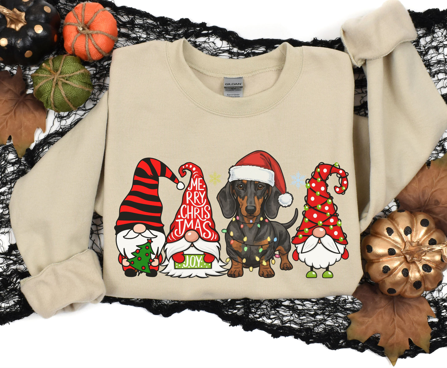 Dachshund Dog Breed Christmas Tee Jumper - Dachshund Dog mom dad Xmas Unisex Shirt