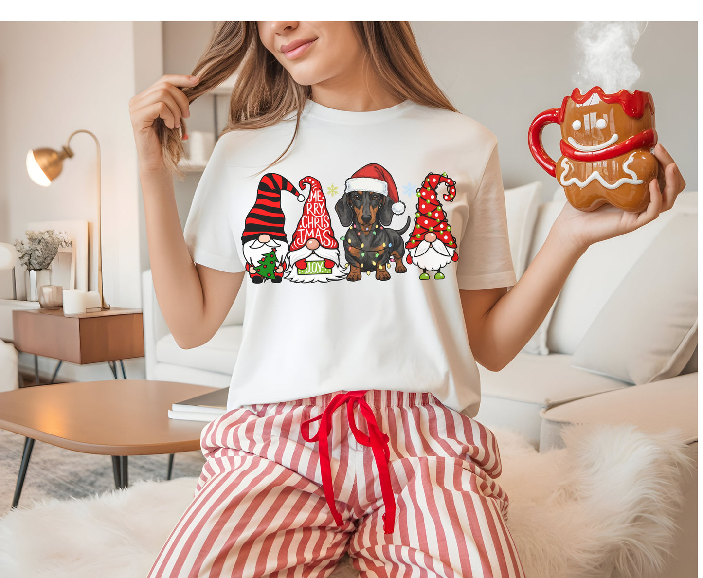 Dachshund Dog Breed Christmas Tee Jumper - Dachshund Dog mom dad Xmas Unisex Shirt