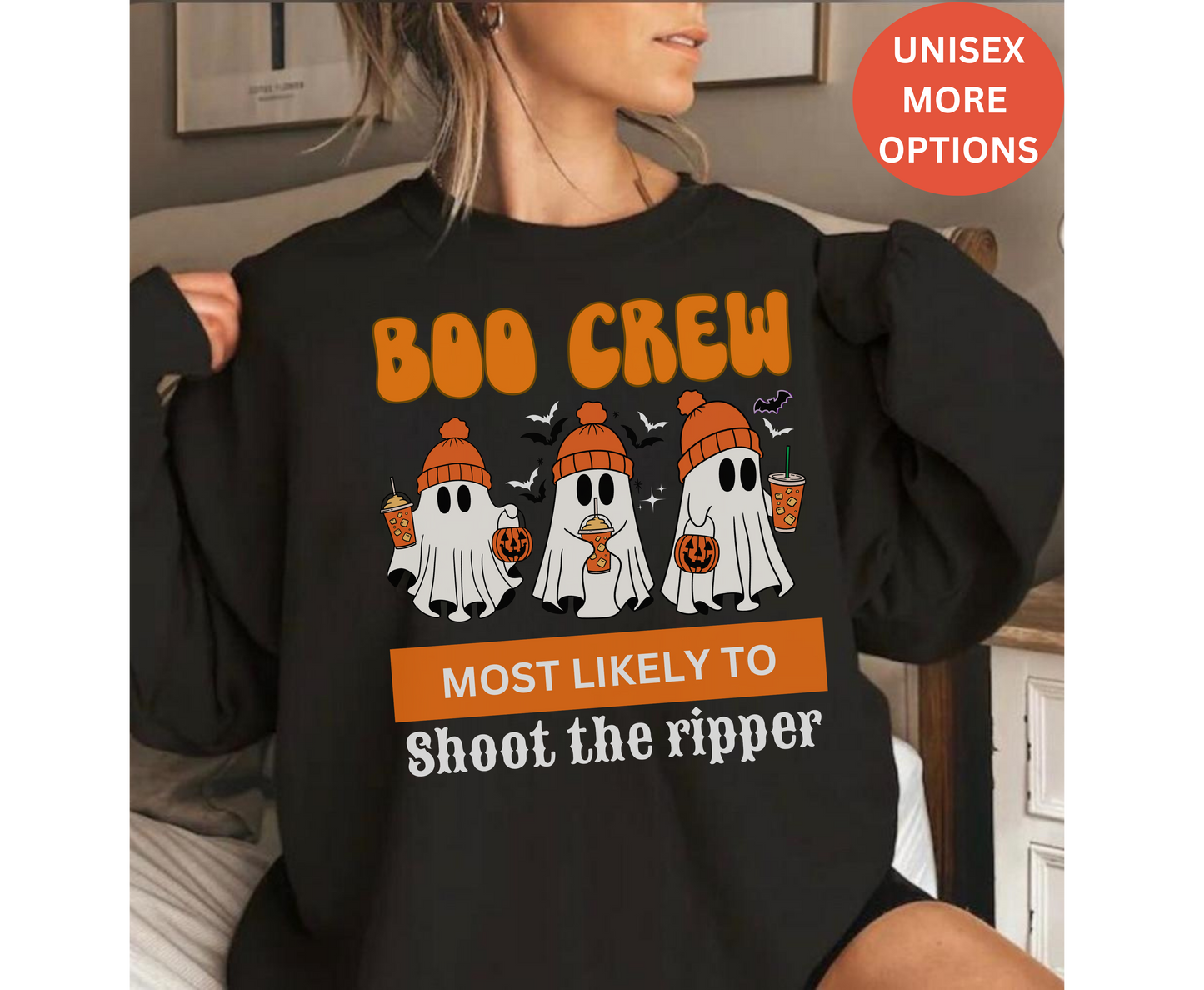 Funny family Matching Halloween Boo Crew shirt gift for Dad Mom and Baby