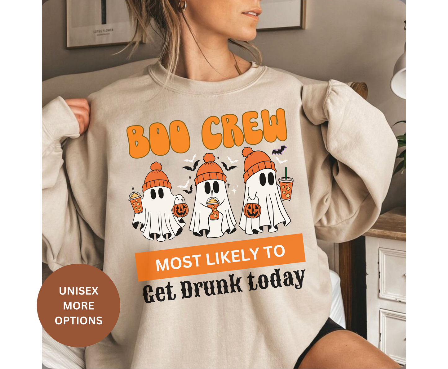 Funny family Matching Halloween Boo Crew shirt gift for Dad Mom and Baby