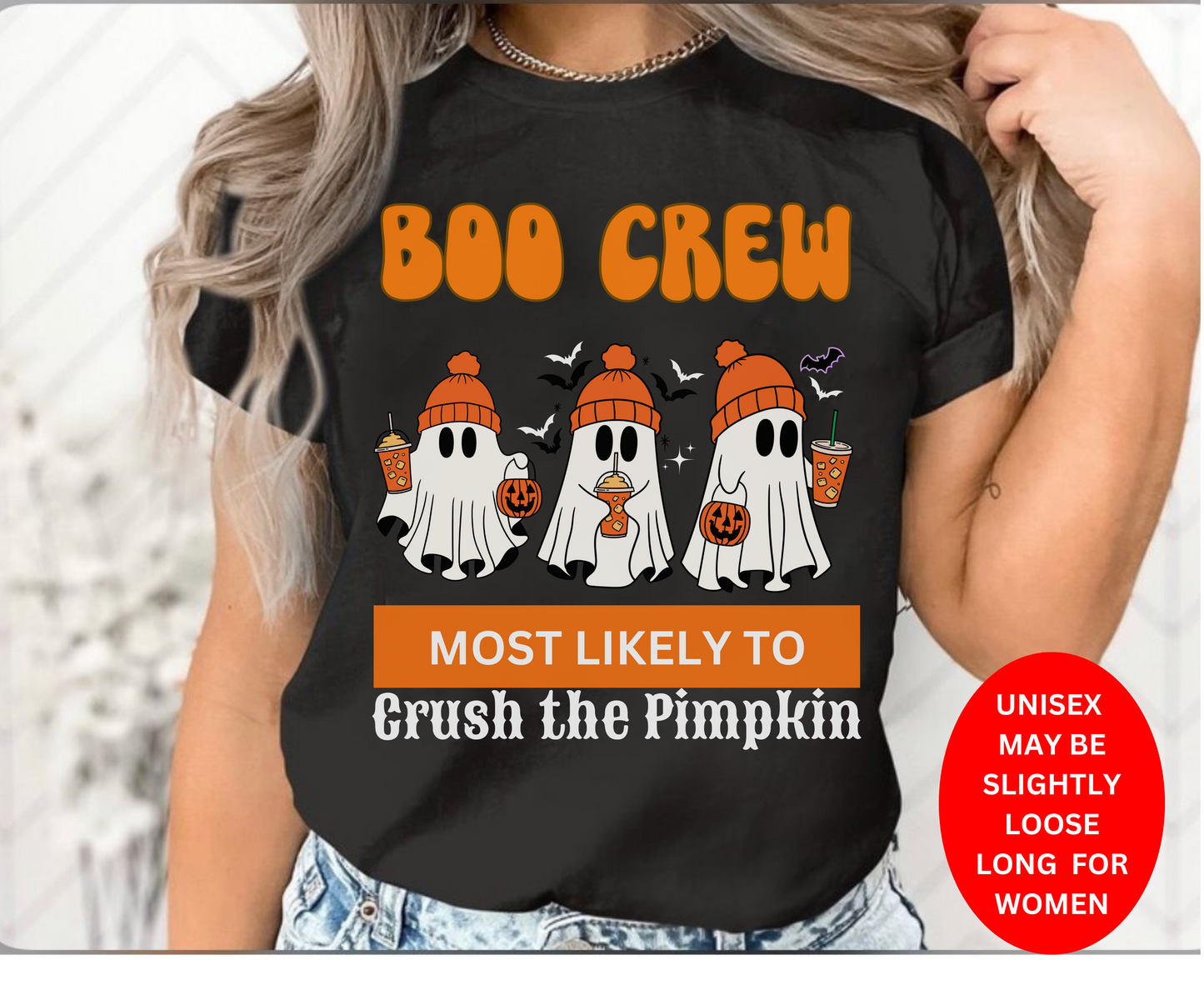 Funny family Matching Halloween Boo Crew shirt gift for Dad Mom and Baby