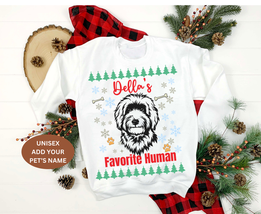 Custom Festive Golden Doodle Christmas T Shirt Cute Holiday Dog Lover Tee Sweatshirt Xmas Gift for Dog Owner Christmas Golden Doodle Dog Owner Top (Copy)