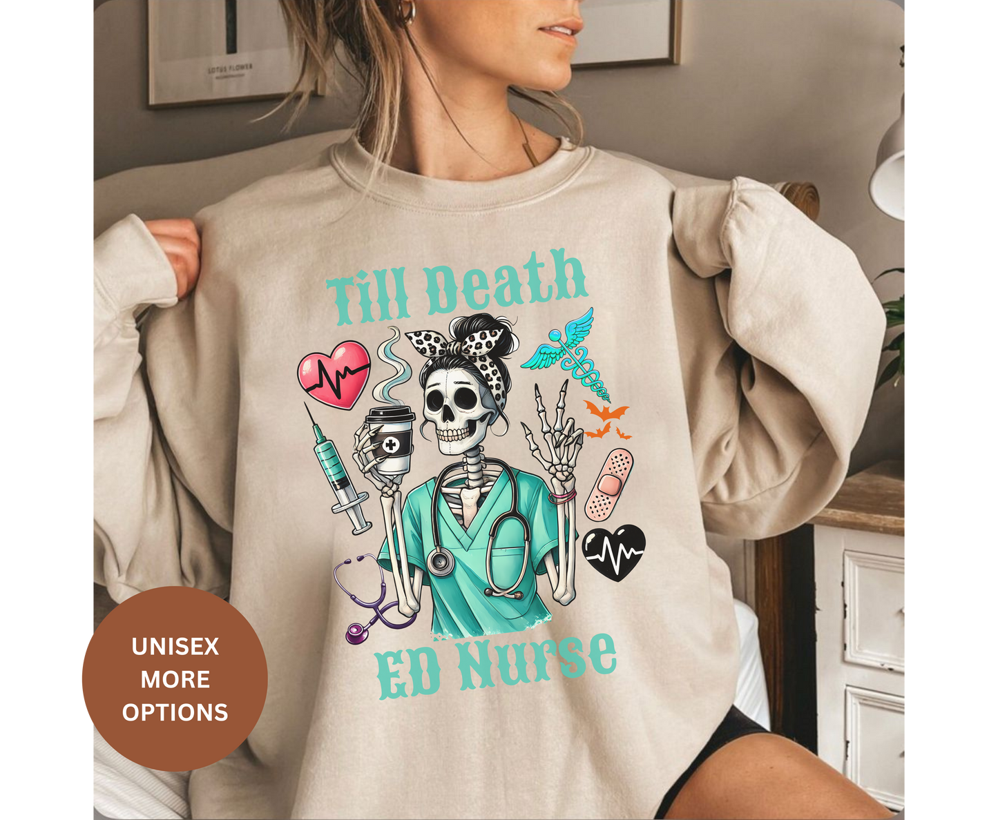 Till Death ED Nurse - Emergency Nurse gifts for men women