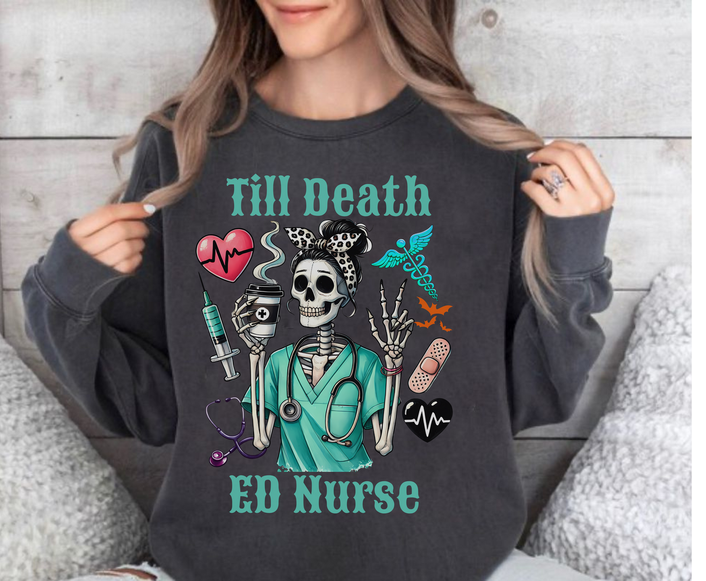 Till Death ED Nurse - Emergency Nurse gifts for men women