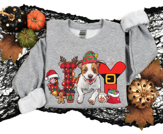 Jack Russell Dog Breed Christmas Tee Jumper