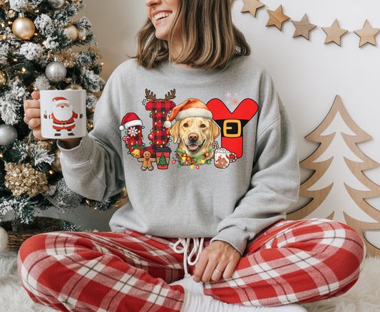 Labrador Retriever Dog Breed Christmas Tee Jumper -  Labrador Retriever  Dog mom dad Xmas Unisex Shirt