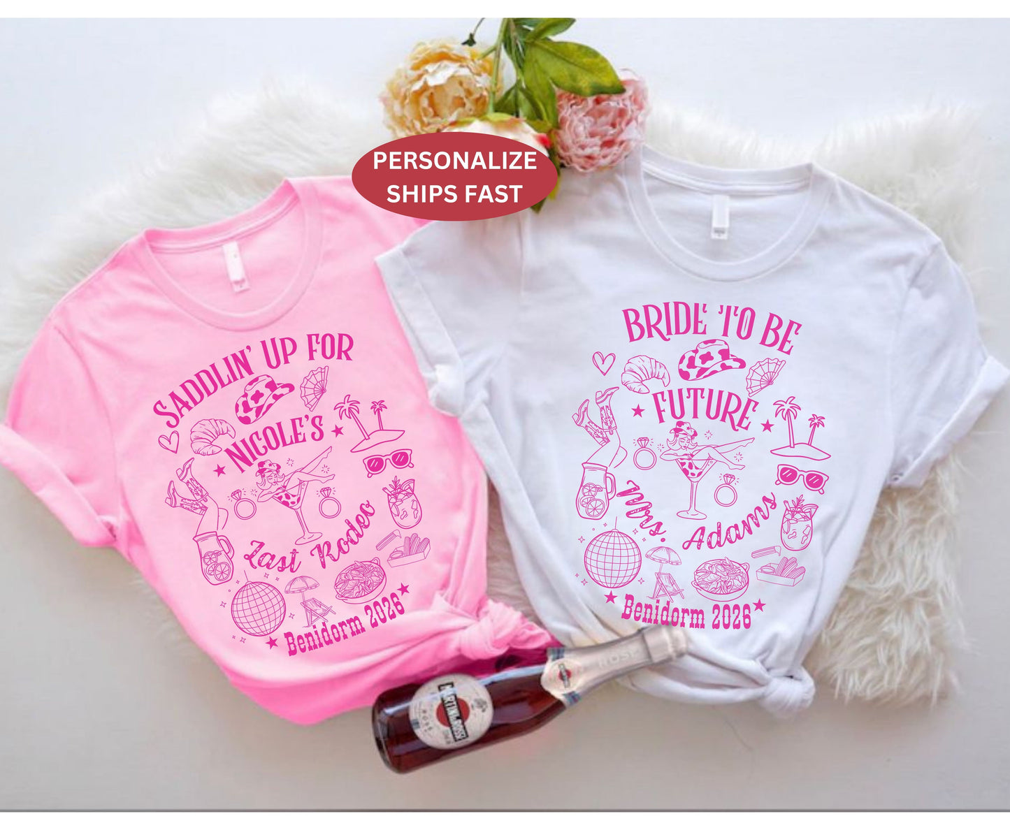 Hen Do Western Junggesellinnenabschied Shirt - Last Rodeo Cowgirl Brautpullover