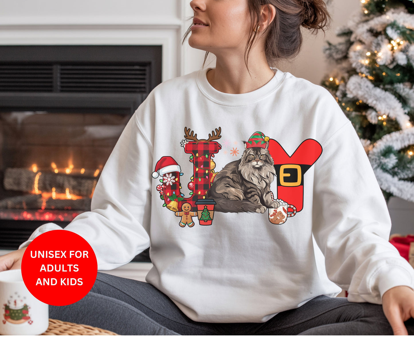 Ragdoll Cat Breed Christmas Tee Jumper - Ragdoll Cat mom dad Xmas Unisex Shirt