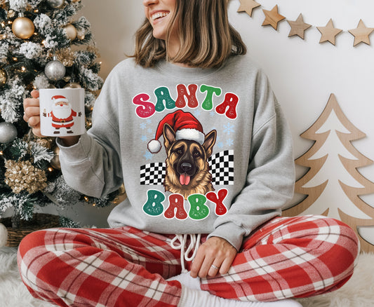 German Shepherd Dog Breed Christmas Tee Jumper