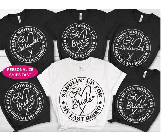 Custom Last Rodeo Unisex Sweatshirt Tshirt - Saddlin up