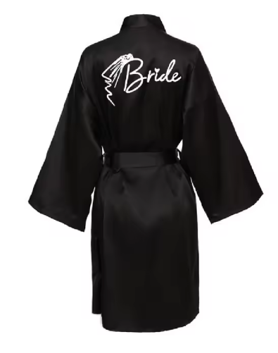 Bride Bridesmaid Kimono Wedding Robe