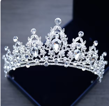 Wedding Hair Tiara Crystal Bridal Tiara Crown Silver Bride to be Gifts