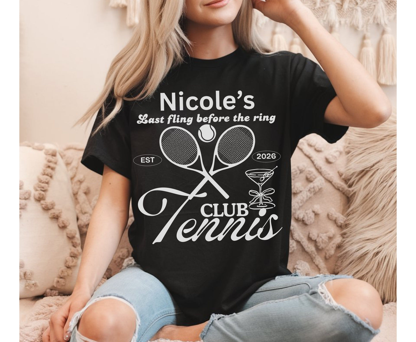 Hen Do Western Junggesellinnenabschied Shirt - Last Rodeo Cowgirl Brautpullover