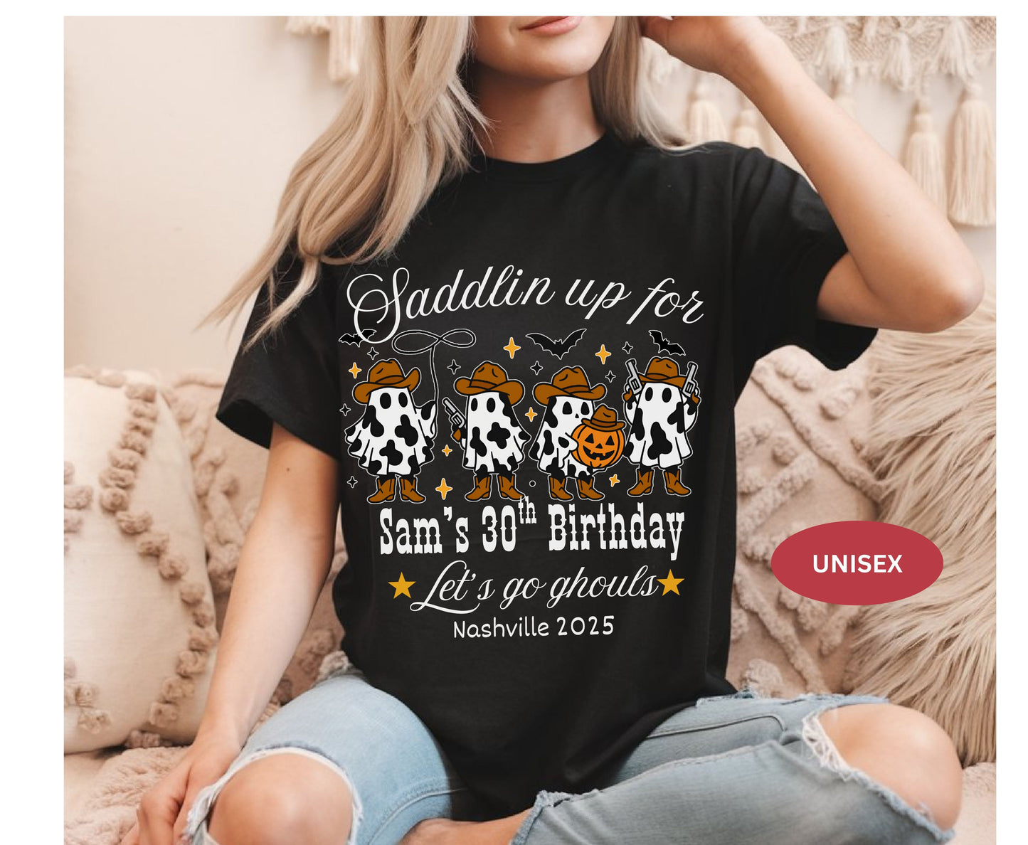 Hen Do Western Junggesellinnenabschied Shirt - Last Rodeo Cowgirl Brautpullover