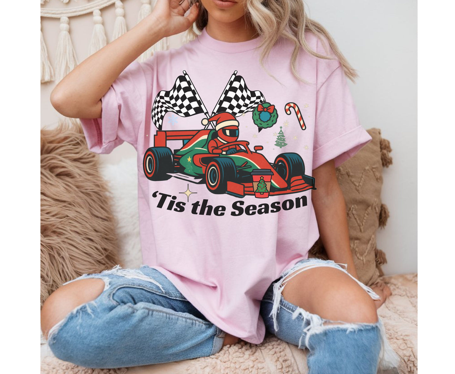Formula 1 themed Christmas Shirt - UNISEX - F1 Lover  Family Christmas Tops