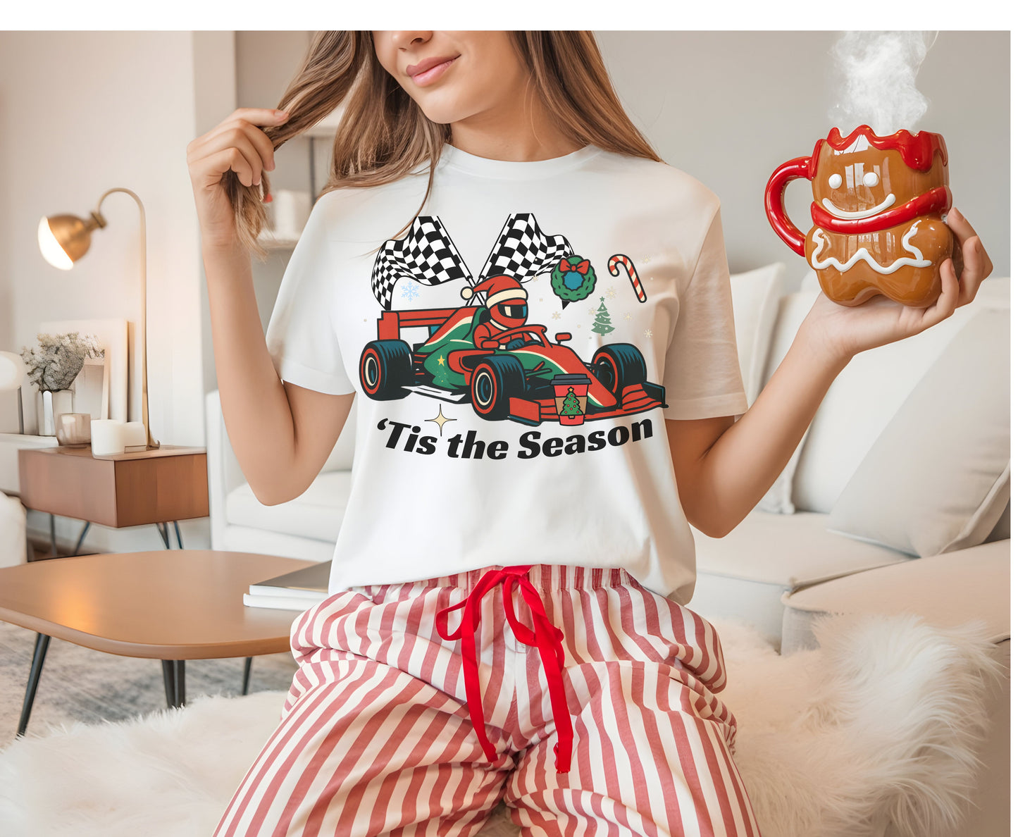 Formula 1 themed Christmas Shirt - UNISEX - F1 Lover  Family Christmas Tops