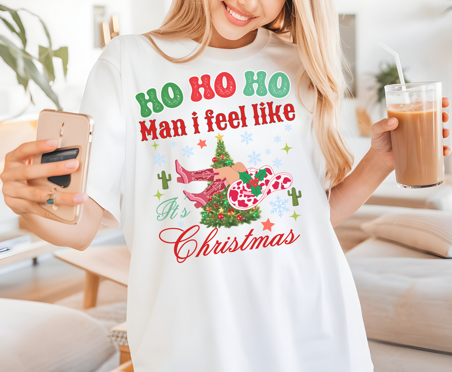 Western Cowgirl Christmas for men women