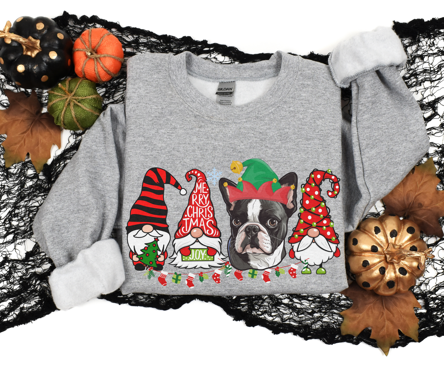 Colorful christmas top for dog owner, dog lover dog mom dog dad shirts gifts for xmas winter crewneck for men for women