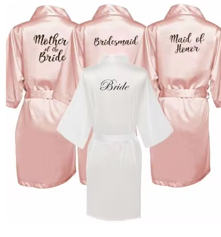 Cute Bridal Robes Gifts for Team Bride Bridesmaid