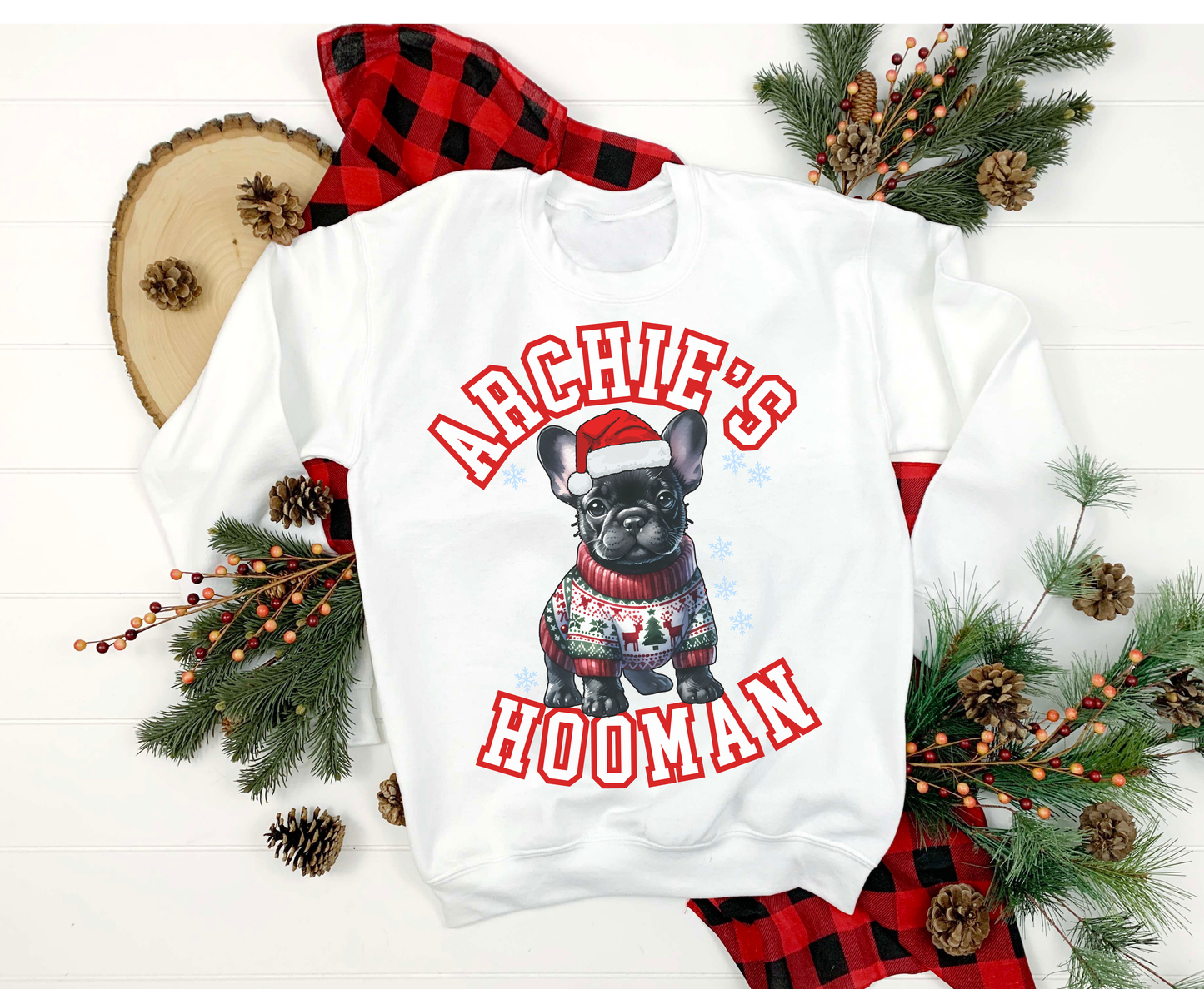 Frenchie Bulldog Winter Sweatshirt, Christmas Elf Gnome Lover Shirt, Frenchie Mom-Dad Hoodie Sweater gifts for Dog owner dog lovers tshirt